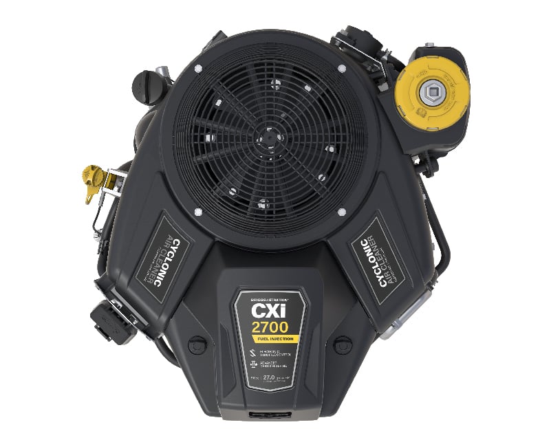 Close up of a Briggs & Stratton CXi engine with Oil Xtend.